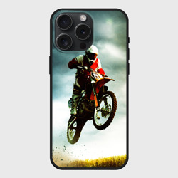 Чехол силиконовый для Apple iPhone 15 Pro Мax матовый Эндуро