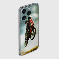 Чехол для iPhone 15 Pro силиконовый с защитой камеры Эндуро - фото 2