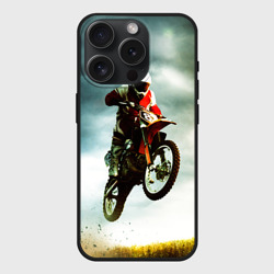 Чехол силиконовый для Apple iPhone 15 Pro матовый Эндуро