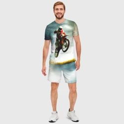 Мужской костюм с шортами 3D Эндуро - фото 2