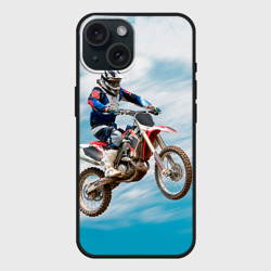Чехол силиконовый для Apple iPhone 15 матовый Эндуро