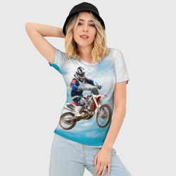 Женская футболка 3D Slim Эндуро - фото 2