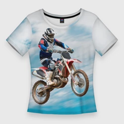 Женская футболка 3D Slim Эндуро