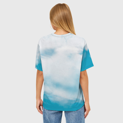 Женская футболка oversize 3D Эндуро, цвет 3D печать - фото 4