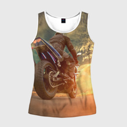 Женская майка 3D Мото