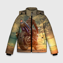 Зимняя куртка для мальчиков 3D Мото