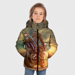 Зимняя куртка для мальчиков 3D Мото - фото 2