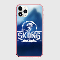 Чехол для iPhone 11 Pro Max матовый Лыжный спорт