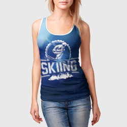 Женская майка 3D Лыжный спорт - фото 2