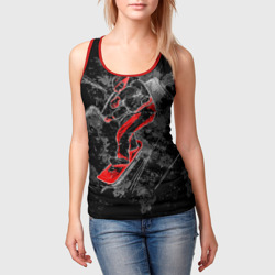 Женская майка 3D Сноубордист - фото 2