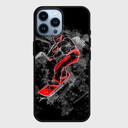 Чехол для iPhone 14 Pro Max Сноубордист