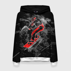 Женская толстовка 3D Сноубордист