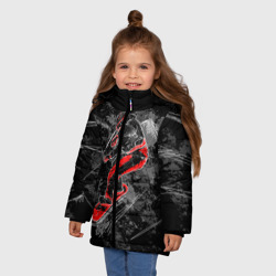 Зимняя куртка для девочек 3D Сноубордист - фото 2