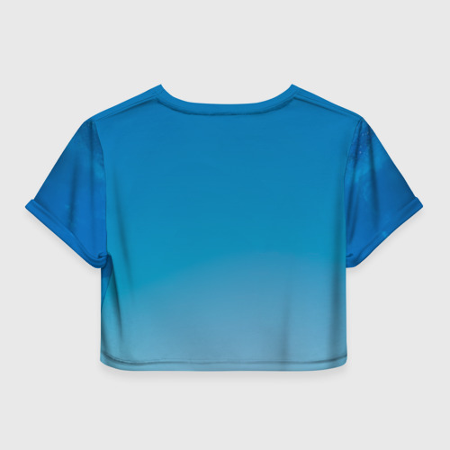 Женская футболка Crop-top 3D Экстрим, цвет 3D печать - фото 2
