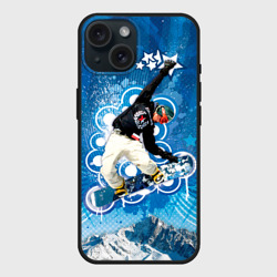 Чехол силиконовый для Apple iPhone 15 матовый Экстрим
