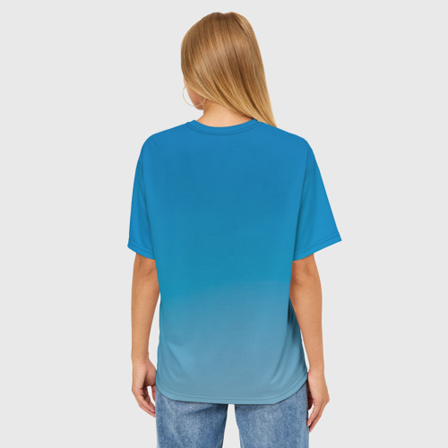 Женская футболка oversize 3D Экстрим, цвет 3D печать - фото 4