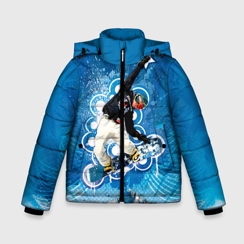 Зимняя куртка для мальчиков 3D Экстрим, цвет светло-серый