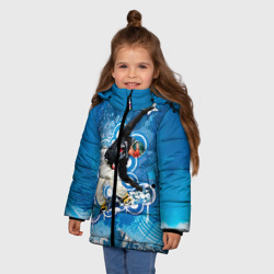 Зимняя куртка для девочек 3D Экстрим - фото 2