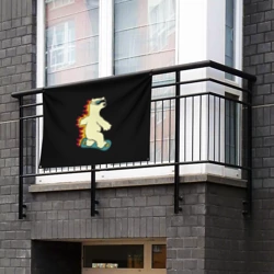 Флаг-баннер Мишка на борде - фото 2