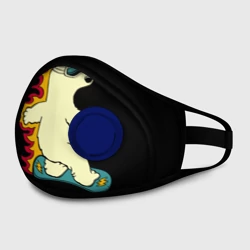 Маска из неопрена Мишка на борде