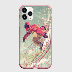 Чехол для iPhone 11 Pro Max матовый Сноуборд