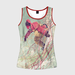 Женская майка 3D Сноуборд