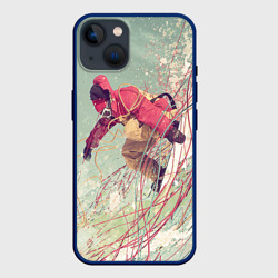 Чехол для iPhone 14 Сноуборд
