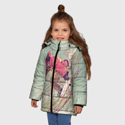 Зимняя куртка для девочек 3D Сноуборд - фото 2