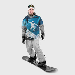 Накидка на куртку 3D Горы и сноубордист - фото 2
