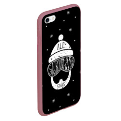Чехол для iPhone 6/6S матовый Бородатый сноубордист - фото 2