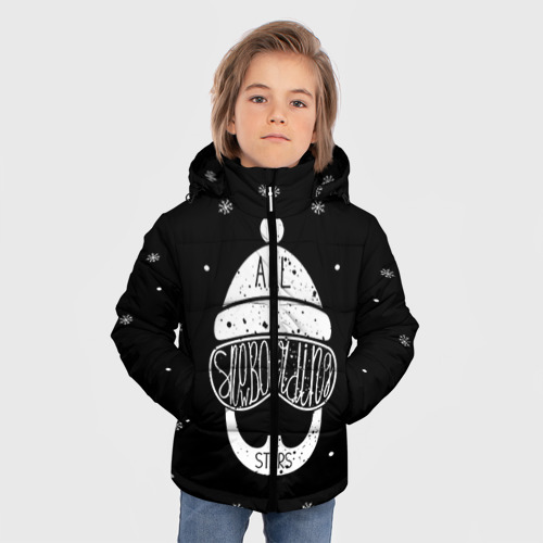 Зимняя куртка для мальчиков 3D Бородатый сноубордист, цвет красный - фото 3