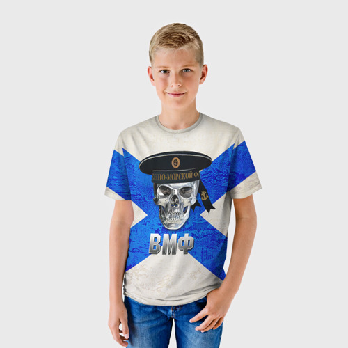 Детская футболка 3D ВМФ - фото 3