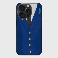 Чехол силиконовый для Apple iPhone 15 Pro Мax матовый Китель