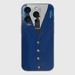 Чехол для iPhone 15 Pro Max силиконовый с защитой камеры Китель