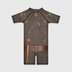 Детский купальный костюм 3D Шинель советское пальто