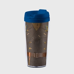 Термокружка-непроливайка Шинель советское пальто