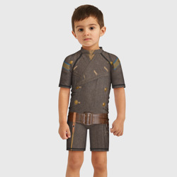 Детский купальный костюм 3D Шинель советское пальто - фото 2