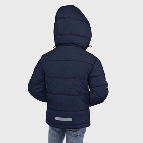 Зимняя куртка для мальчиков 3D Форма ВМФ, цвет черный - фото 4