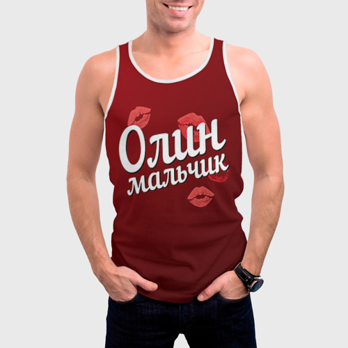 Мужская майка 3D Олин мальчик, цвет 3D печать - фото 3