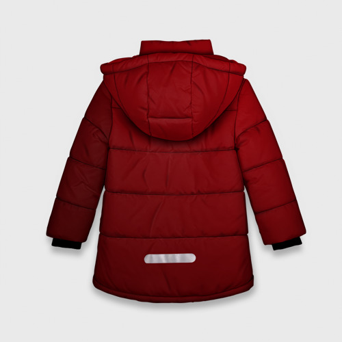 Зимняя куртка для девочек 3D Катин мальчик, цвет черный - фото 2