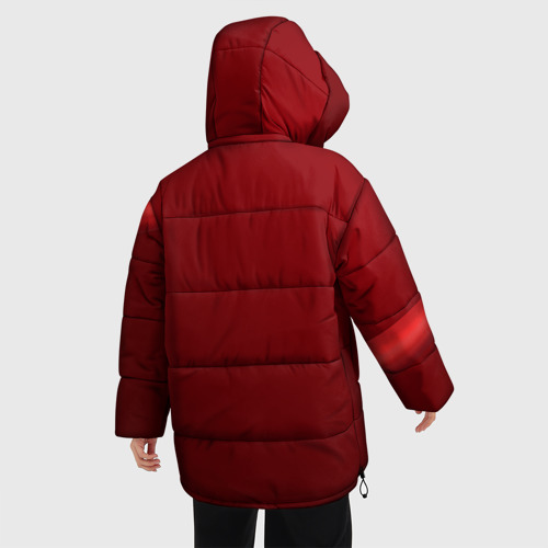 Женская зимняя куртка Oversize Димкина девочка, цвет светло-серый - фото 4