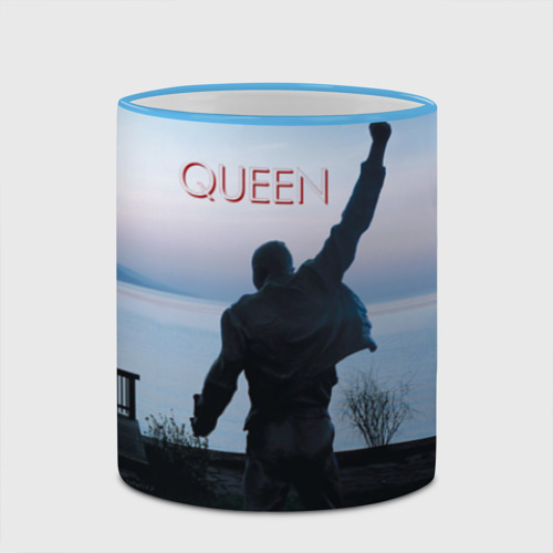Кружка с полной запечаткой Queen, цвет Кант небесно-голубой - фото 4