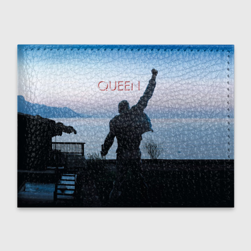 Обложка для студенческого билета с принтом Queen, вид спереди №1