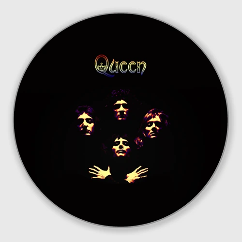 Круглый коврик для мышки Queen