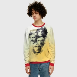 Мужской свитшот 3D Queen группа - фото 2