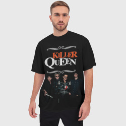 Мужская футболка oversize 3D Killer Queen - фото 2