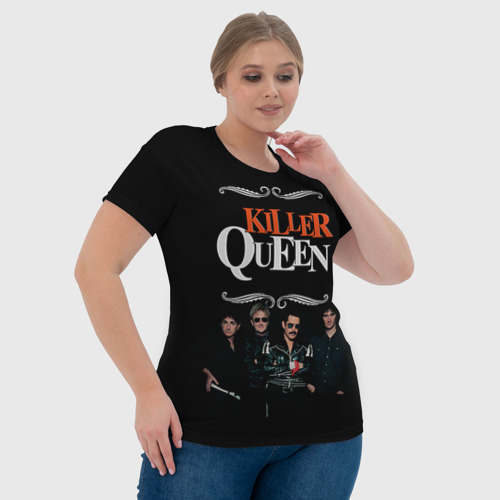 Женская футболка 3D Killer Queen, цвет 3D печать - фото 6
