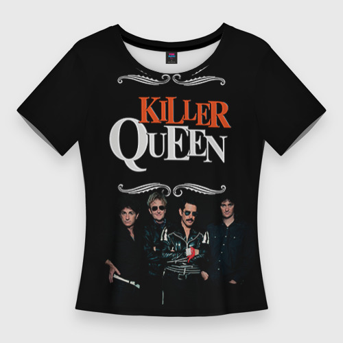 Женская футболка 3D Slim Killer Queen, цвет 3D печать