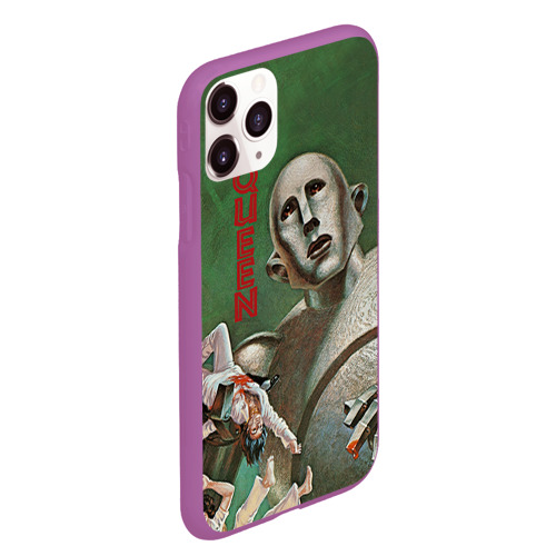Чехол для iPhone 11 Pro Max матовый Queen, цвет фиолетовый - фото 3