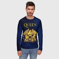 Мужской лонгслив 3D Группа Queen - фото 2
